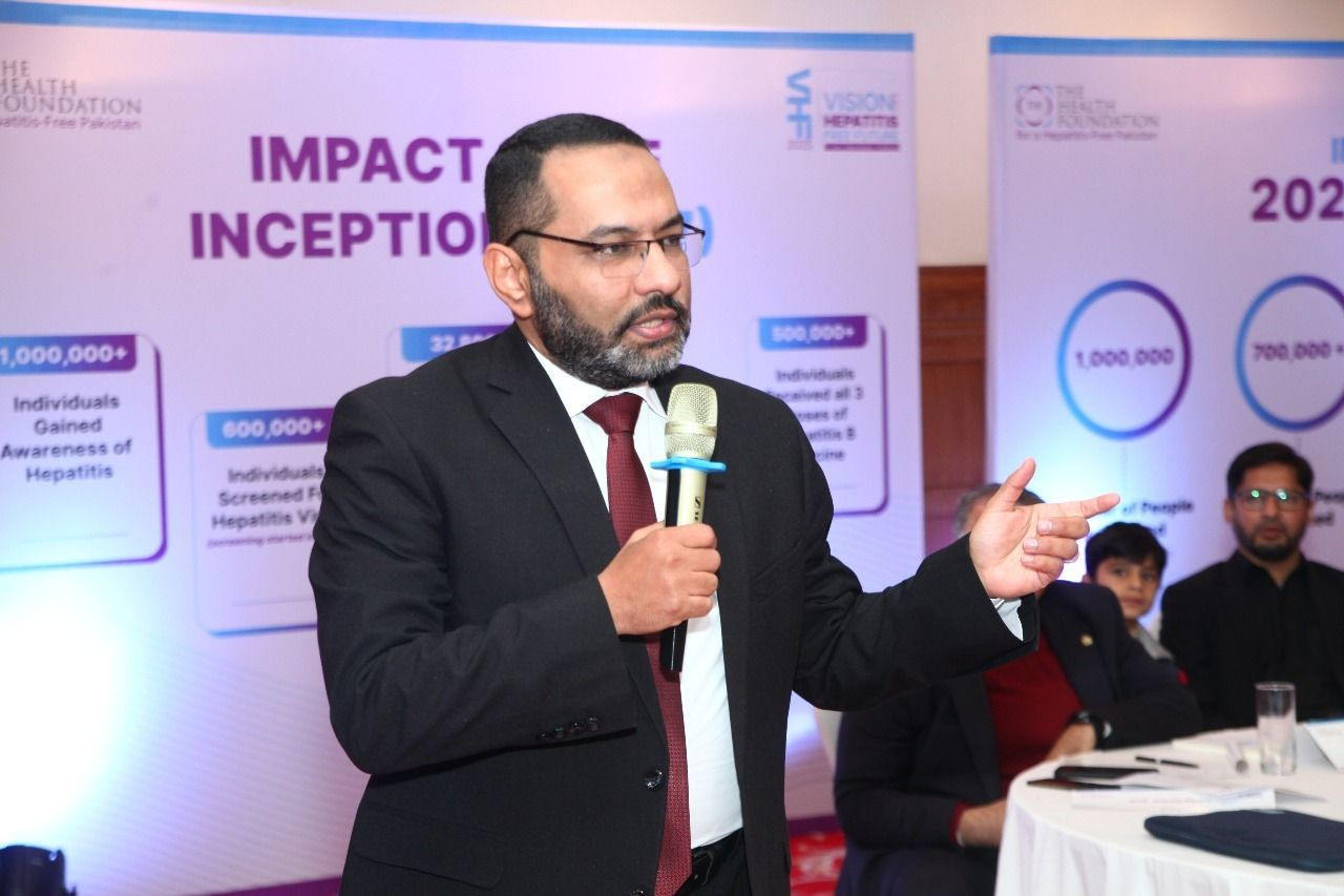 نفخر بأن تكون رحلتنا مصدر إلهام لباكستان والدول الأخرى في القضاء علي التهاب الكبد الوبائي سي .....