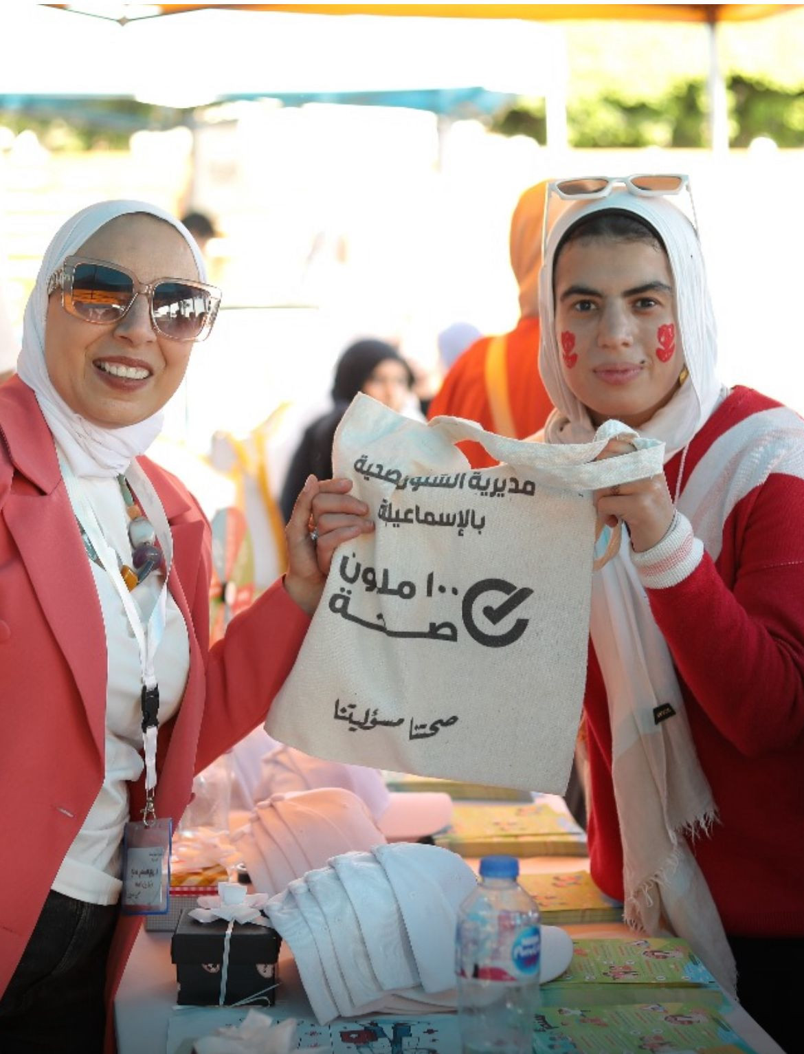 مبادرات 100 مليون صحة  تهنئ محافظة الإسماعيلية بعيدها القومي وتشارك في فعاليات يوم صحي مجاني تحت شعار "صحتنا مسئوليتنا".